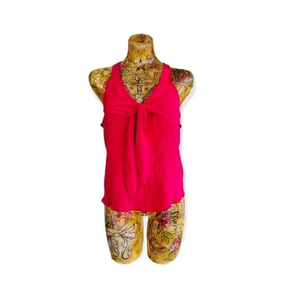 Rory Beca silk sleeveless top red XS - Picture 2 of 8